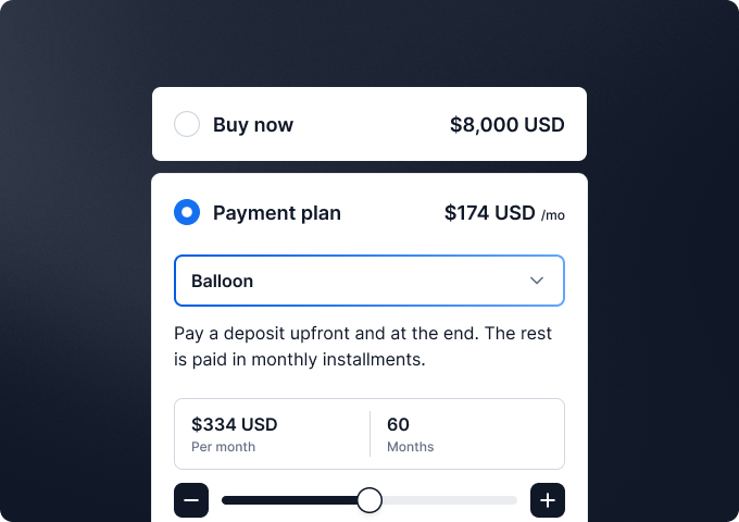 Buy domain payment options - Buy now and Payment plan